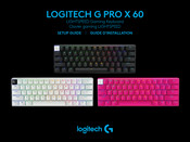 Logitech G PRO X 60 Setup-Anleitung