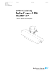 Endress+Hauser Proline Promass A 100 Betriebsanleitung