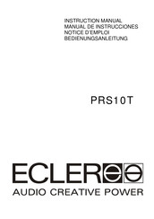 Ecler PRS10T Bedienungsanleitung