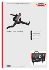 Fronius Testbox - Torch Flow Rate Bedienungsanleitung
