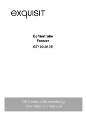 exquisit GT100-010E Gebrauchsanweisung