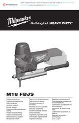 Milwaukee M18 FBJS Originalbetriebsanleitung