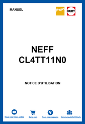 NEFF CL4TT11N0 Gebrauchsanleitung
