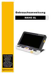 Reinecker MANO XL Gebrauchsanweisung