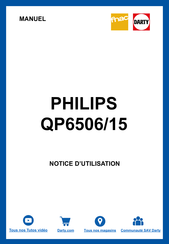 Philips QP6506/15 Bedienungsanleitung