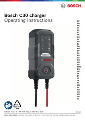 Bosch C30 Bedienungsanleitung