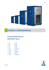 Beko DRYPOINT RA III 8800 AC Installation Und Betriebsanleitung