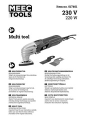 Meec tools 017401 Bedienungsanleitung