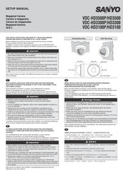 Sanyo VDC-HD3300 Installations-Handbuch