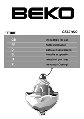 Beko CSA21020 Gebrauchsanweisung
