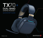 Gioteck TX70+ Schnellstartanleitung