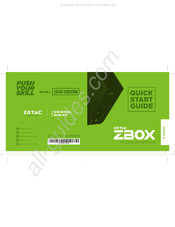 Zotac ZBOX MI547nano Schnellanleitung