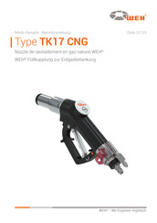 Weh TK17 CNG Betriebsanleitung