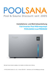 Poolsana 240724 Installation Und Betriebsanleitung