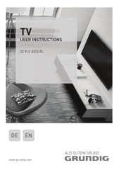 Grundig 32 VLE 6524 BL Bedienungsanleitung