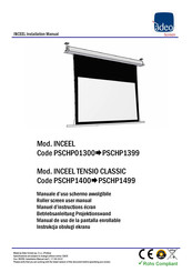 ADEO SCREEN INCEEL TENSIO CLASSIC PSCHP1400 Betriebsanleitung