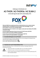 MYPV AC THOR Anleitung