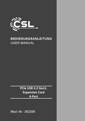 CSL 302206 Bedienungsanleitung