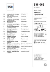 CRUZ Optiplus FIX Montageanleitung