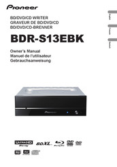 Pioneer BDR-S13EBK Gebrauchsanweisung