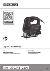 Parkside PSTD 800 C3 Originalbetriebsanleitung