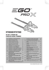 Ego Pro X HTX6500 Bedienungsanleitung