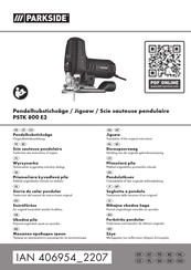 Parkside 406954 2207 Originalbetriebsanleitung