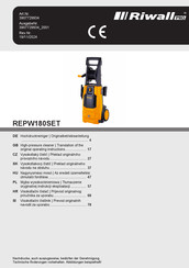 Riwall PRO REPW180SET Originalbetriebsanleitung