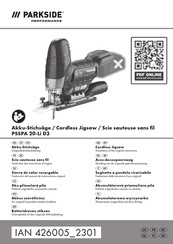 Parkside Performance 426005 2301 Originalbetriebsanleitung
