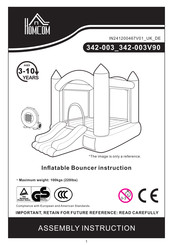 HOMCOM 342-003 Montageanleitung