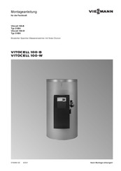 Viessmann VITOCELL 100-B Montageanleitung Für Die Fachkraft