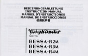 VOIGTLANDER Bessa R3M Bedienungsanleitung