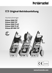 Kranzle Primus-RP 900 TST Originalbetriebsanleitung