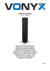 VONYX DJP170 DJ Plinth Gebrauchsanleitung