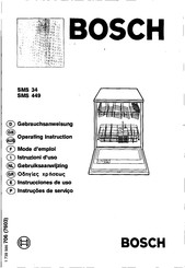 Bosch SMS 34 Gebrauchsanweisung