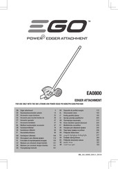 Ego Power+ EA0800 Bedienungsanleitung