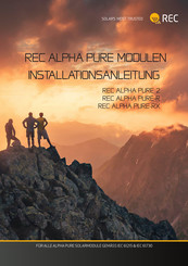 REC ALPHA PURE 2 Installationsanleitung