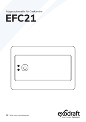 Exodraft EFC21 Bedienungsanleitung
