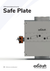 Exodraft Safe Plate Bedienungsanleitung