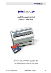 beyertone InfoStar Lift Bedienungsanleitung
