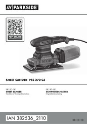 Parkside PSS 270 C3 Originalbetriebsanleitung