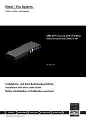 Rittal CMCIII Installations- Und Kurz-Bedienungsanleitung