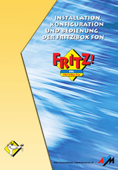 AVM FRITZ!Box Fon Installation Und Bedienung