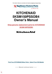 KitchenAid 5KSM150PSSOB4 Gebrauchsanleitung
