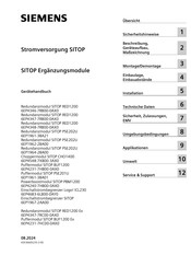 Siemens 6EP4348-7RB00-0AX0 Bedienungsanleitung