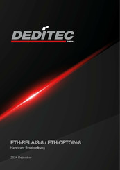 Deditec ETH-RELAIS-8 Hardware-Beschreibung