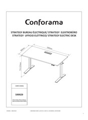 Conforama STRATEGY 599929 Bedienungsanleitung