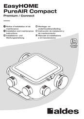 Aldes EasyHOME PureAIR Compact PREMIUM Installations- Und Wartungsanleitung