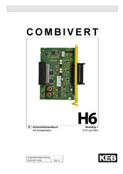 KEB COMBIVERT H6 Sicherheitshandbuch
