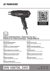 Parkside PHLGD 2000 C4 Originalbetriebsanleitung